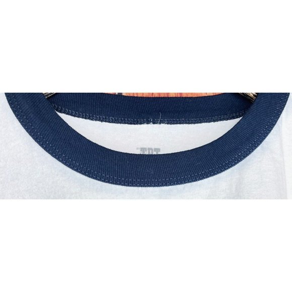 Duke University Blue Devils Men’s White Large Short Sleeve T-Shirt Blue Trim - Picture 6 of 6